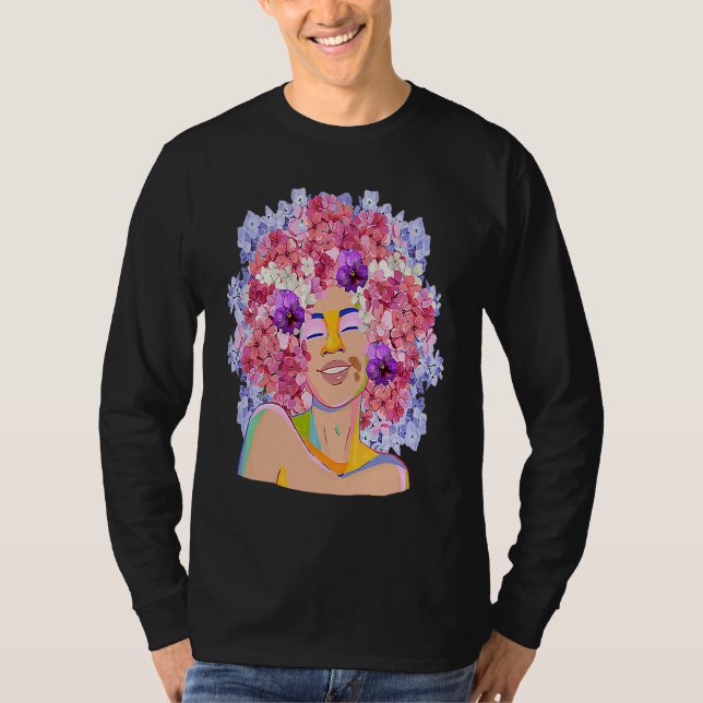 Camiseta RPF Designs Pretty Flower Girl 1 (Anverso)