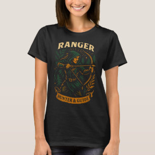 Camiseta Rpg Gamer Ranger D20 Dice Nerdy Geek Hombres Mujer