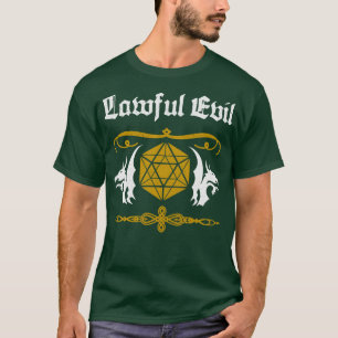 Camiseta RPG Jugador de Papel Bolígrafo Maligno