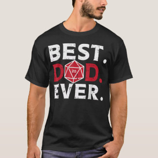 Camiseta Rpg Mejor Papá De Todos Los Tiempos Divertido Juga