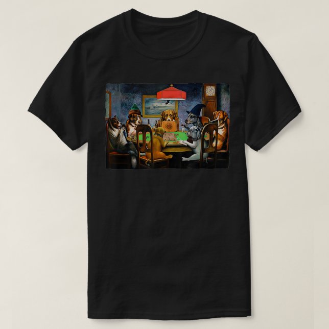 Camiseta RPG Perros Art Dungeon Crawler Dragon Master DM G (Diseño del anverso)