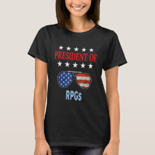 Camiseta Rpgs Accessories Usa Flag Rpgs Dice