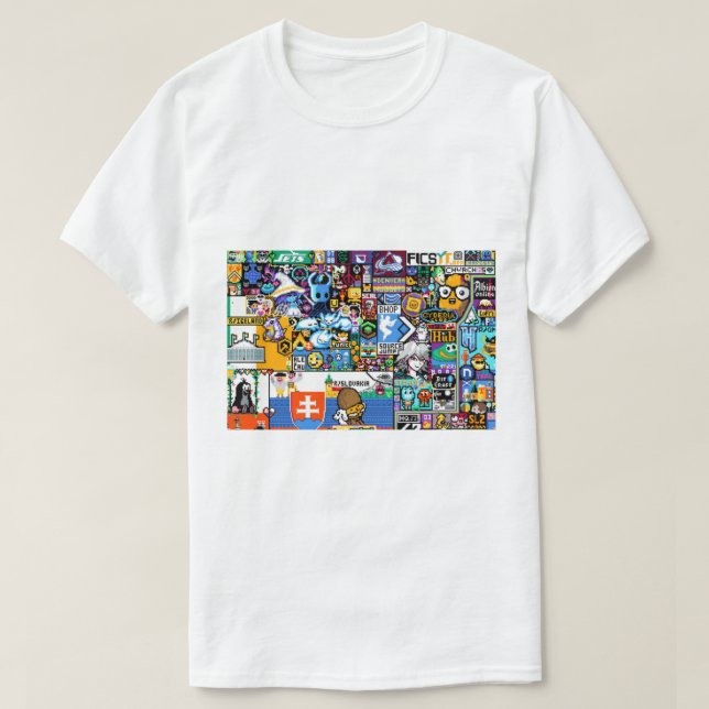 Camiseta RPlace - Reddit Place - The Unending Void (rplace) (Diseño del anverso)