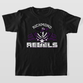 Camiseta RR 01 | Niños con el logotipo de los rebeldes blan