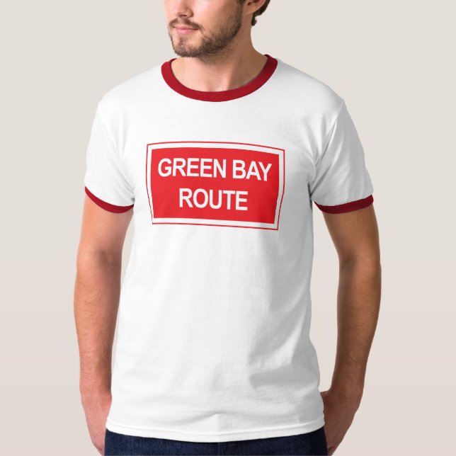 Camiseta RR de ruta de bahía verde (Anverso)
