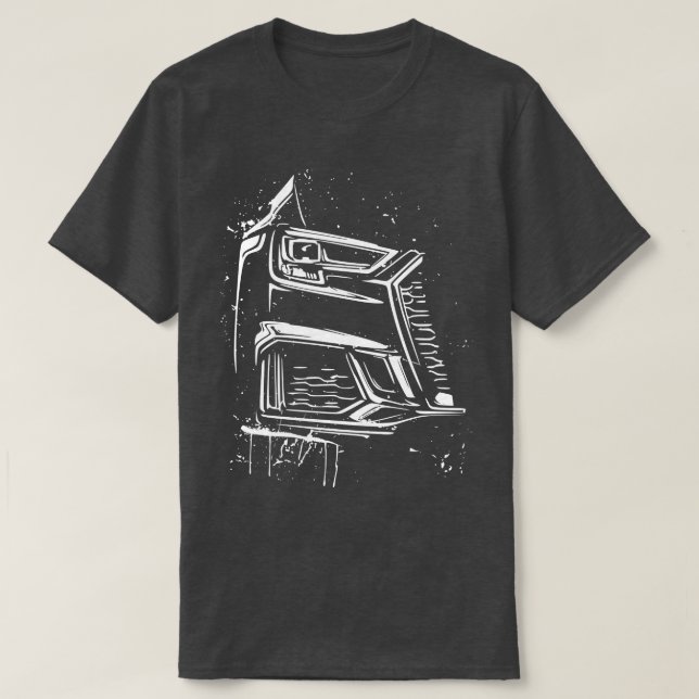 Camiseta RS3 A3 Ajuste de cinco cilindros (Diseño del anverso)