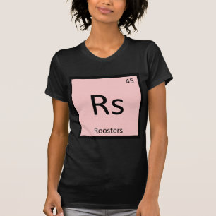 Camiseta Rs - Tabla Periódica de Química de Gallos Elemento