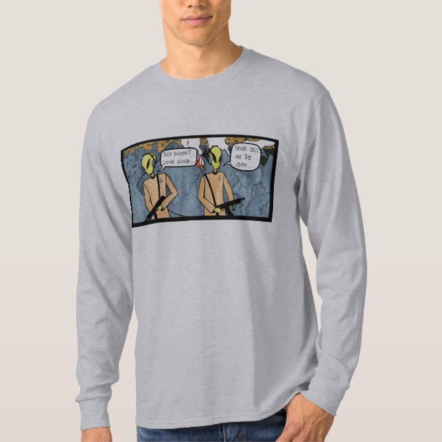 Camiseta RSAlien 'nunca me dice las probabilidades… ' (Anverso)