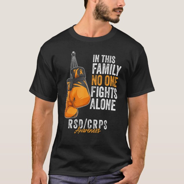 Camiseta RSD CRPS Awareness Month Gantes Cinta Naranja (Anverso)