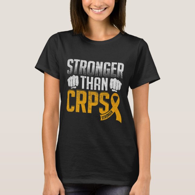 Camiseta Rsd Crps Conciencia Compleja Síndrome De Dolor Reg (Anverso)