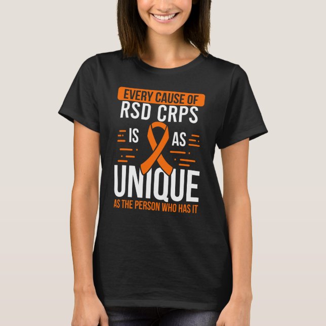 Camiseta RSD CRPS Conciencia Mes Día Sobreviviente de Guerr (Anverso)