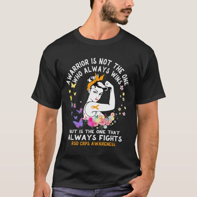 Camiseta Rsd Crps Concientización Para Guerrero (Anverso)