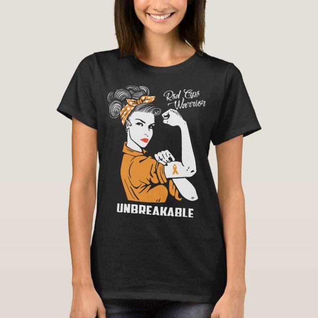 Camiseta rsd crps guerrero enfermera inquebrantable esposa  (Anverso)