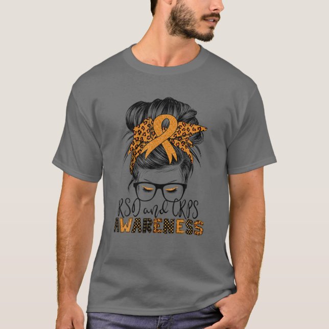 Camiseta RSD/CRPS Sensibilización sobre el peligro de las m (Anverso)