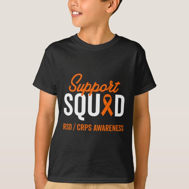 Camiseta Rsd Crps Warrior Survivor Awareness Support Squad (Anverso)