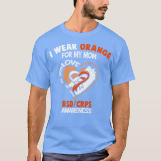 Camiseta RSDCRPS Yo Uso Naranja Para Mi Mamá Heart Ribbon H