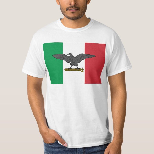 Camiseta Rsi, bandera de Italia (Anverso)