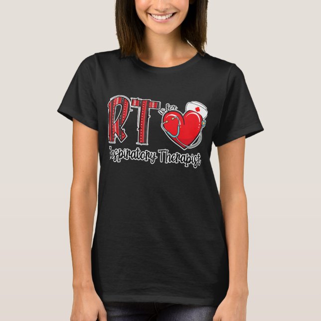 Camiseta Rt Es Corazón Terapéutico Respiratorio (Anverso)
