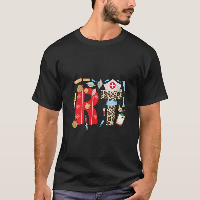 Camiseta RT Navidades Terapia Respiratoria Fiesta de Navida (Anverso)