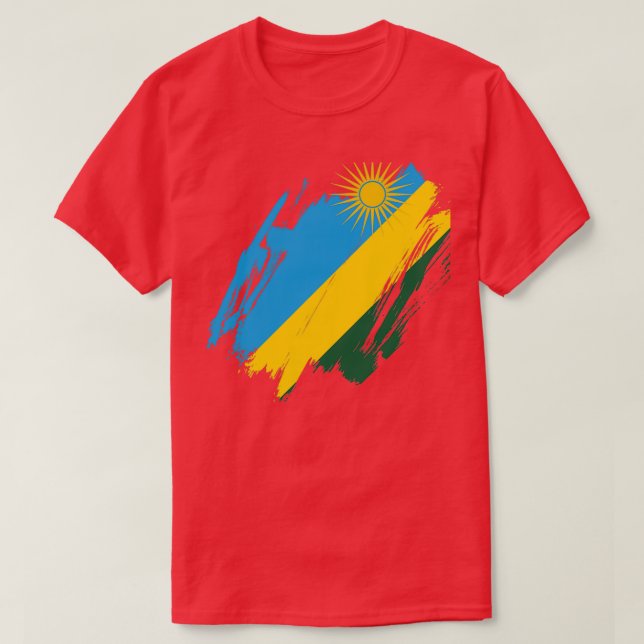 Camiseta Ruanda Repubulika yx27u Ruanda Rpublique du Rwanda (Diseño del anverso)