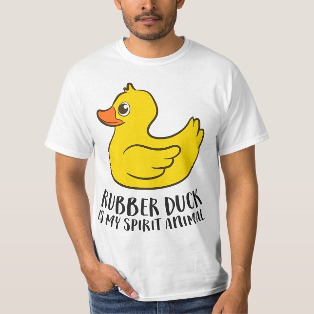 Camiseta Rubber Duck Spirit Animal Funny Duck  (Anverso)