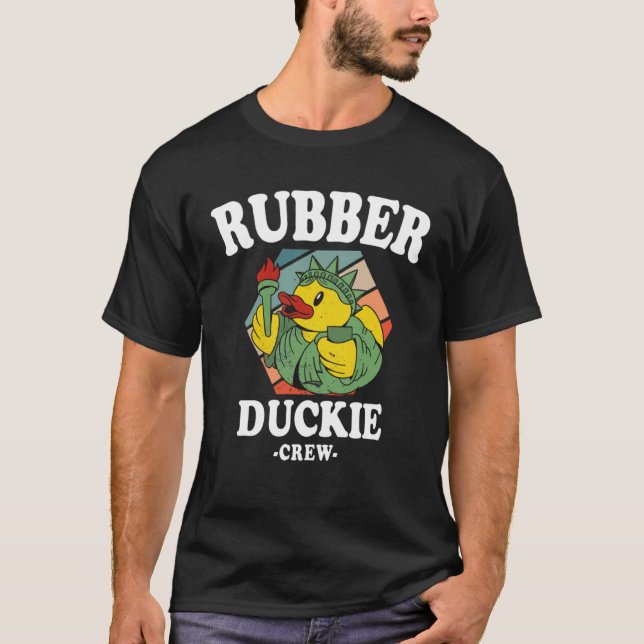 Camiseta Rubber Duck Yellow Duckie Crew Bath Ducks Duckling (Anverso)