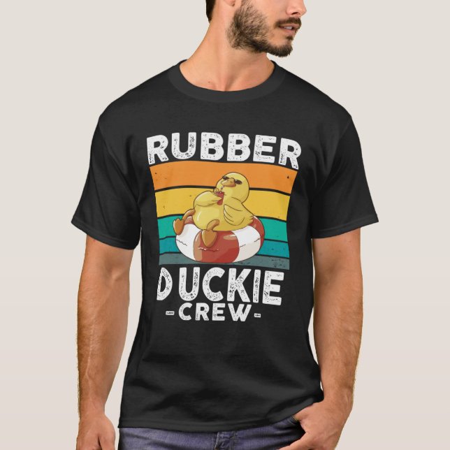 Camiseta Rubber Duck Yellow Duckie Crew Bath Ducks Duckling (Anverso)