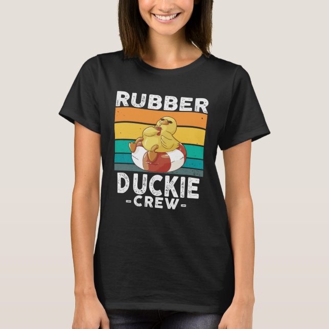 Camiseta Rubber Duck Yellow Duckie Crew Bath Ducks Duckling (Anverso)