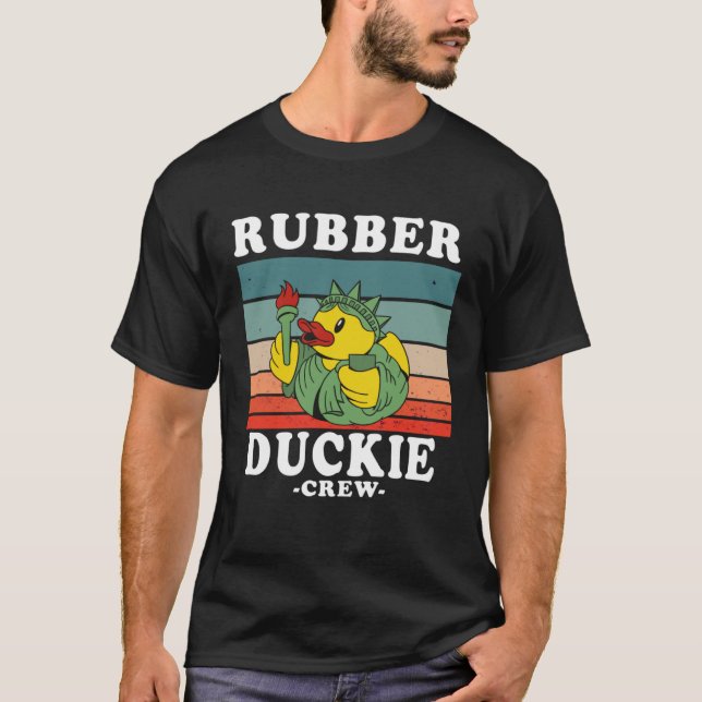 Camiseta Rubber Duck Yellow Duckie Crew Bath Ducks Duckling (Anverso)