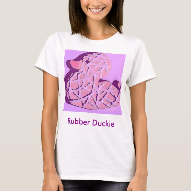 Camiseta Rubber Duckie Pop Art (Anverso)