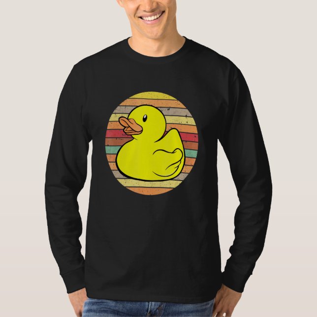 Camiseta Rubber Duckie Rubber Duck Bath Retro (Anverso)