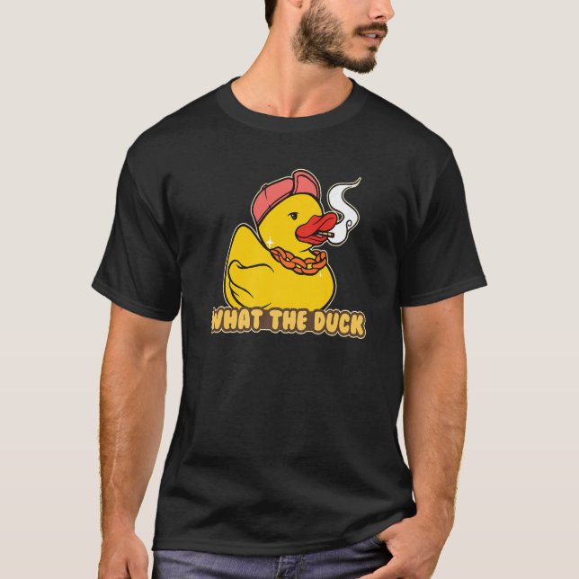 Camiseta Rubber Duckie What The Duck (Anverso)