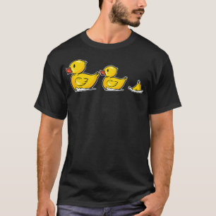 Camiseta Rubber Ducks Gracioso Corto Pato Pullover