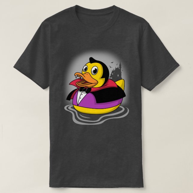 Camiseta Rubber Duckula (Diseño del anverso)