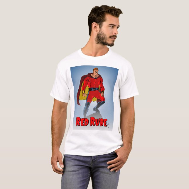 Camiseta Rube rojo (Anverso completo)