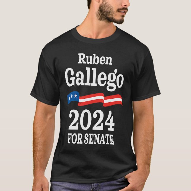 Camiseta Ruben Gallego 2024 para los demócratas del Senado  (Anverso)
