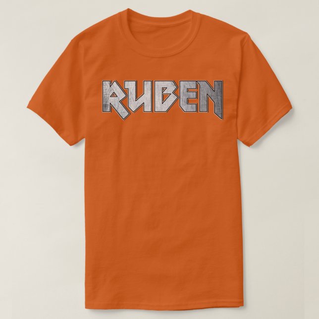Camiseta Rubén metalizado fuerte (Diseño del anverso)