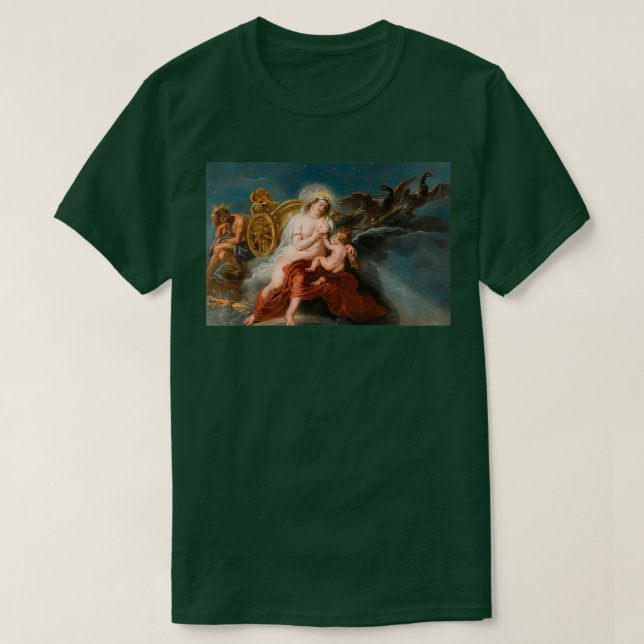 Camiseta Rubens el nacimiento de la vía láctea (Diseño del anverso)