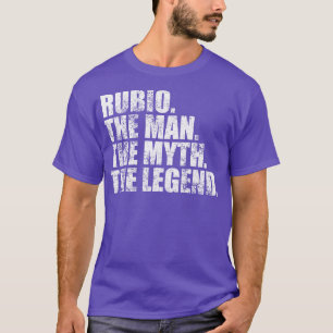 Camiseta RubioRubio Nombre de la familia Rubio apellido Rub