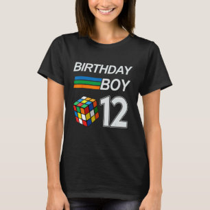 Camiseta Rubix cubo velocidad de corte de natalidad niño de