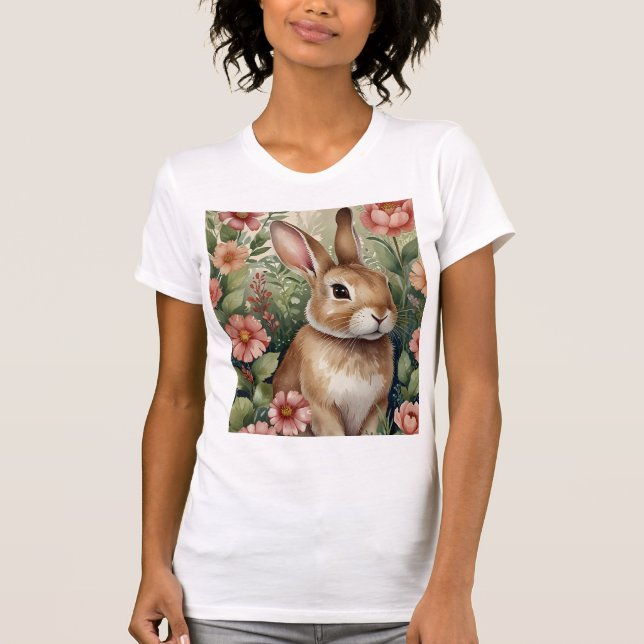Camiseta Rubor Blooms y Bunny Dreams T-Shirt (Anverso)