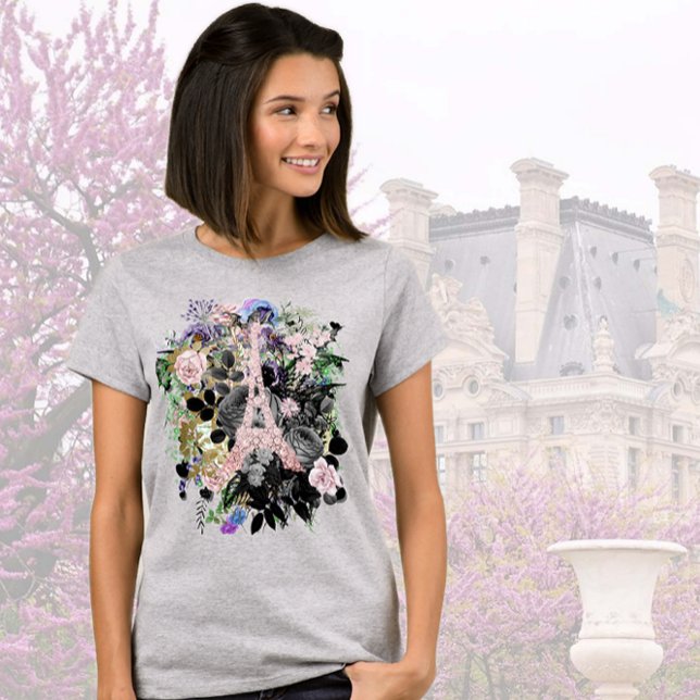 Camiseta Rubor Eiffel Tower Collage (Subido por el creador)