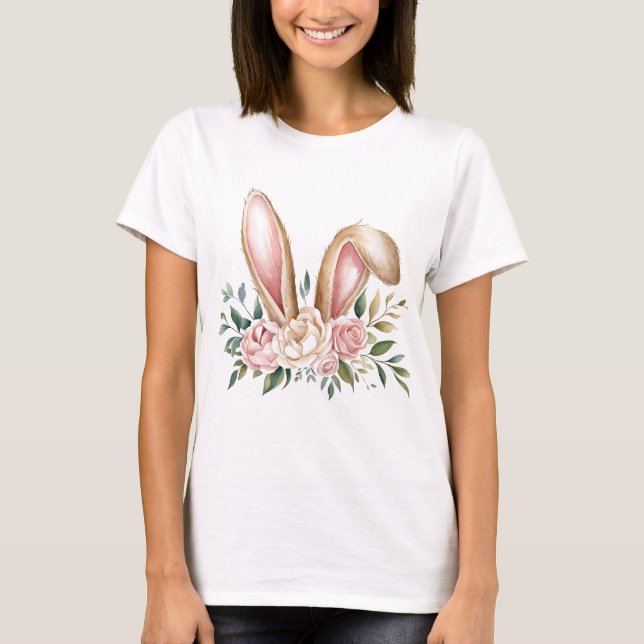 Camiseta Rubor Floral Bunny Oars (Anverso)