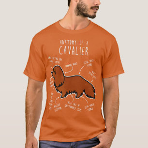 Camiseta Ruby Cavalier King Charles Spaniel Anatomía de per