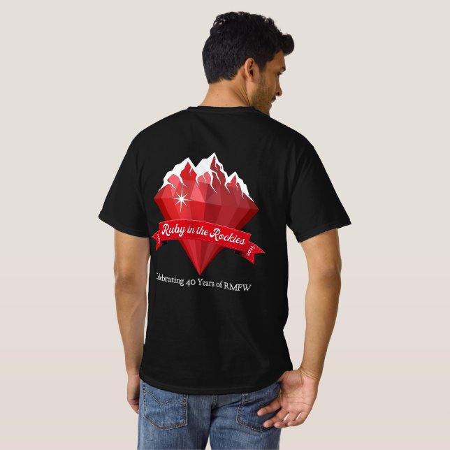 Camiseta Ruby en las rocas (Reverso completo)