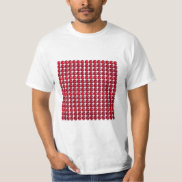 Camiseta Ruby Gemstone Art, rojo