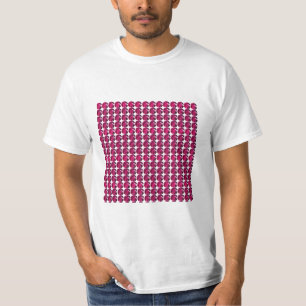 Camiseta Ruby Gemstone Art, rojo