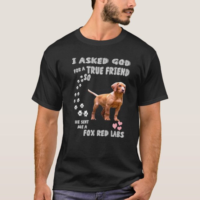 Camiseta Ruby Labrador Perro Mamá Papá Cita Vestido Zorro R (Anverso)