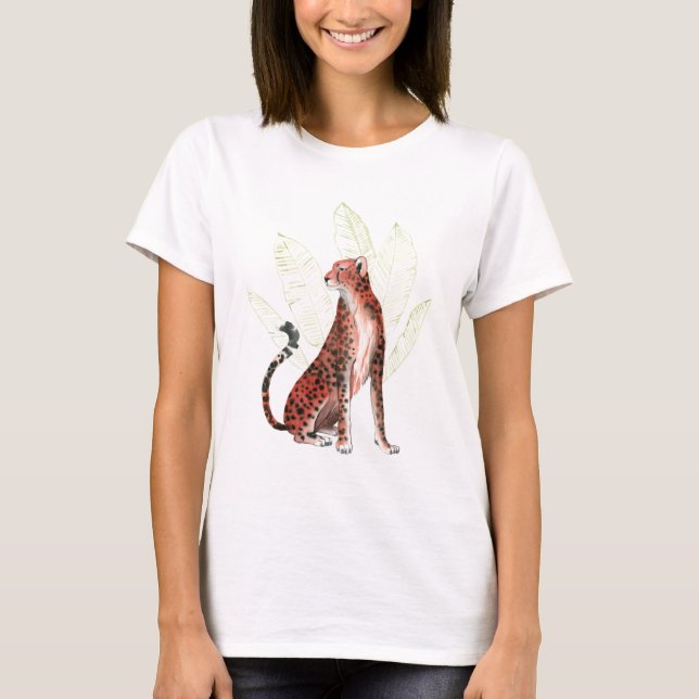 Camiseta Ruby Runner Leopardo (Anverso)