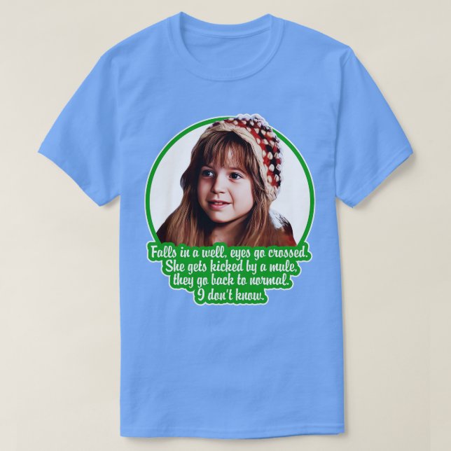 Camiseta Ruby Sue pateada por una mula (Diseño del anverso)